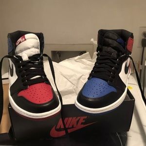 Jordan 1 top 3 ( black shoe lace )